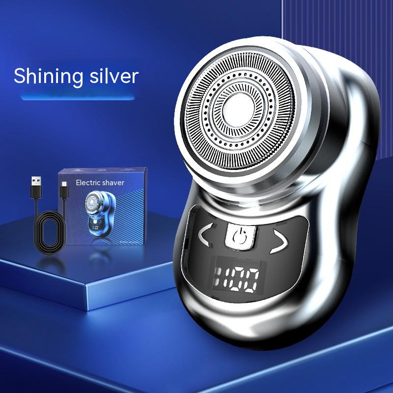 USB Electric Shaver with LED Battery Display