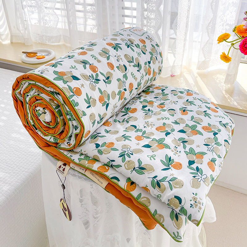 Double Layer Soybean Quilt for All Seasons - Multiple Sizes & Patterns
