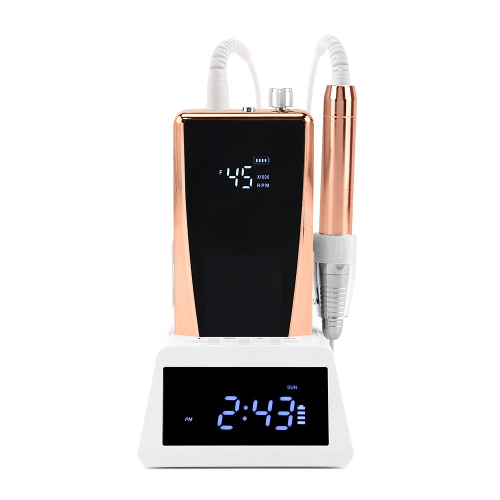 Portable Brushless Nail Polishing Machine with Storage and Multiple Variants