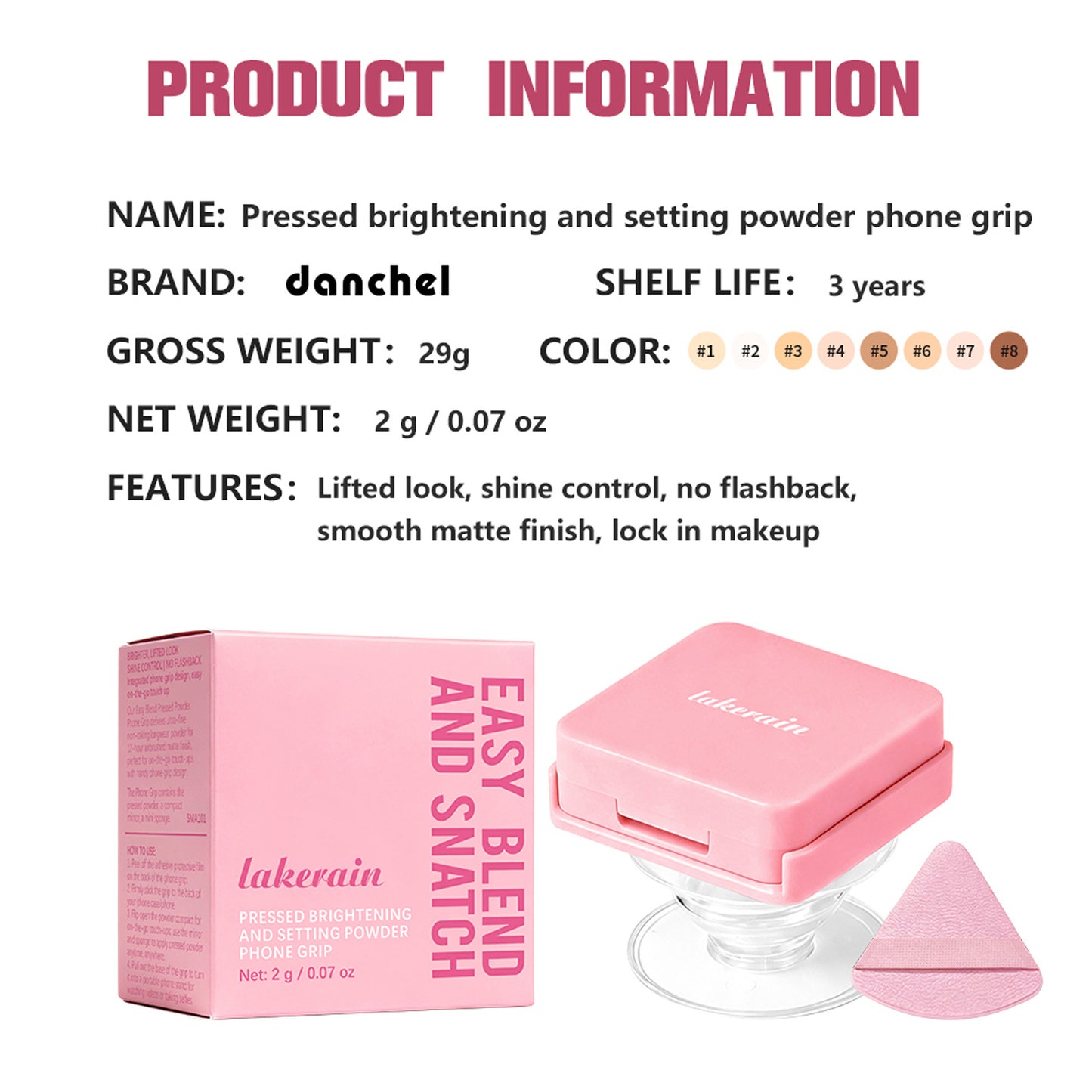 Baked Setting Powder Compact - All Colors & Sizes for Flawless Skin