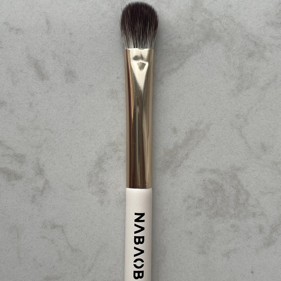 Double-Ended Eyeshadow Blending Brush - Soft Fiber Makeup Tool