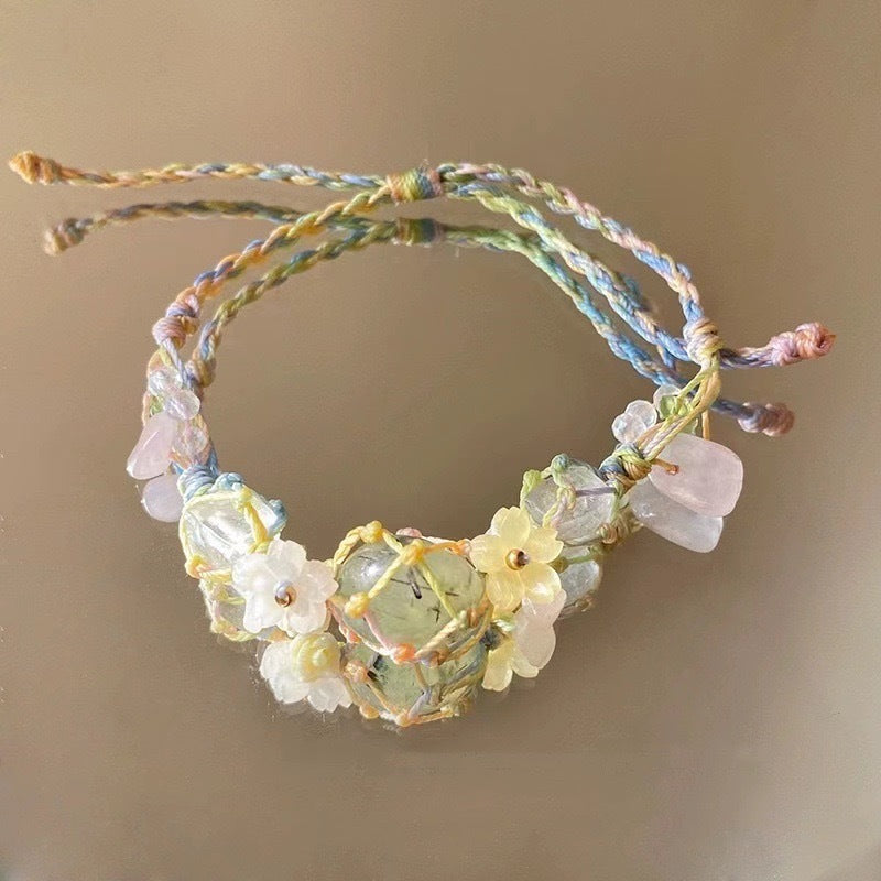 Handmade Woven Bracelet Carrying Strap - Exquisite Adjustable Jewelry Accessory