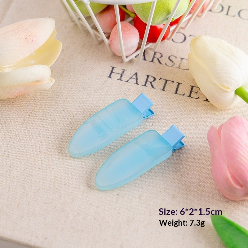 Colorful Ice Cream-Shaped Water Drop Hair Clip for Girls - Playful Hair Accessory
