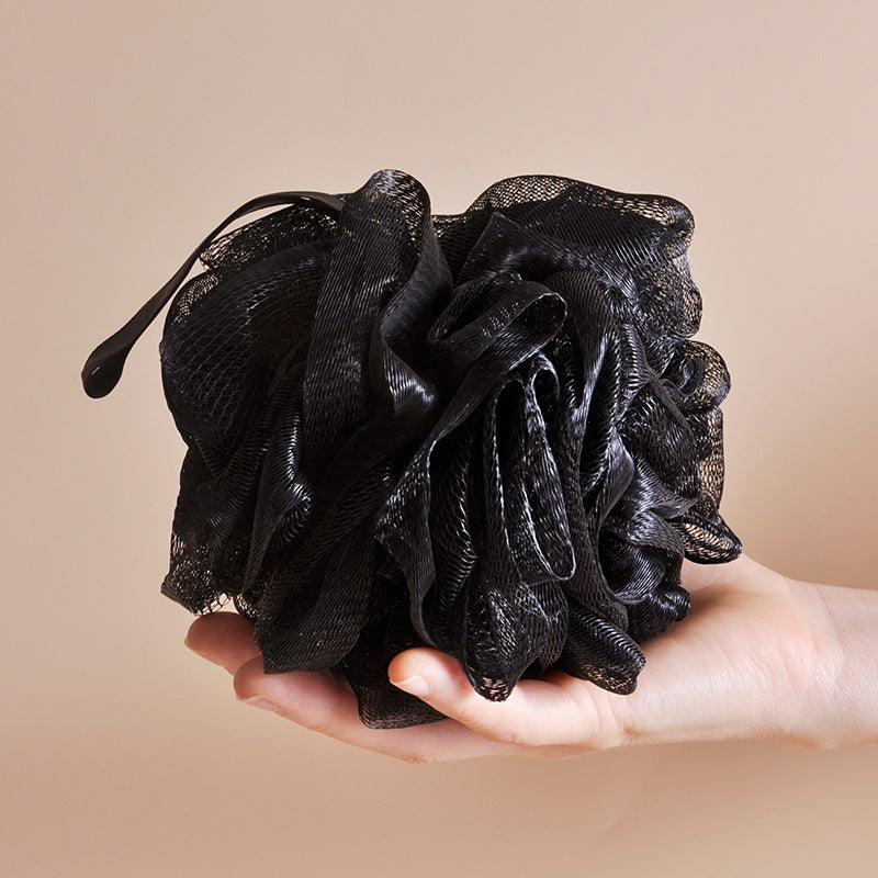 Men's Black Bamboo Charcoal Shower Ball - Home Bathroom Accessory
