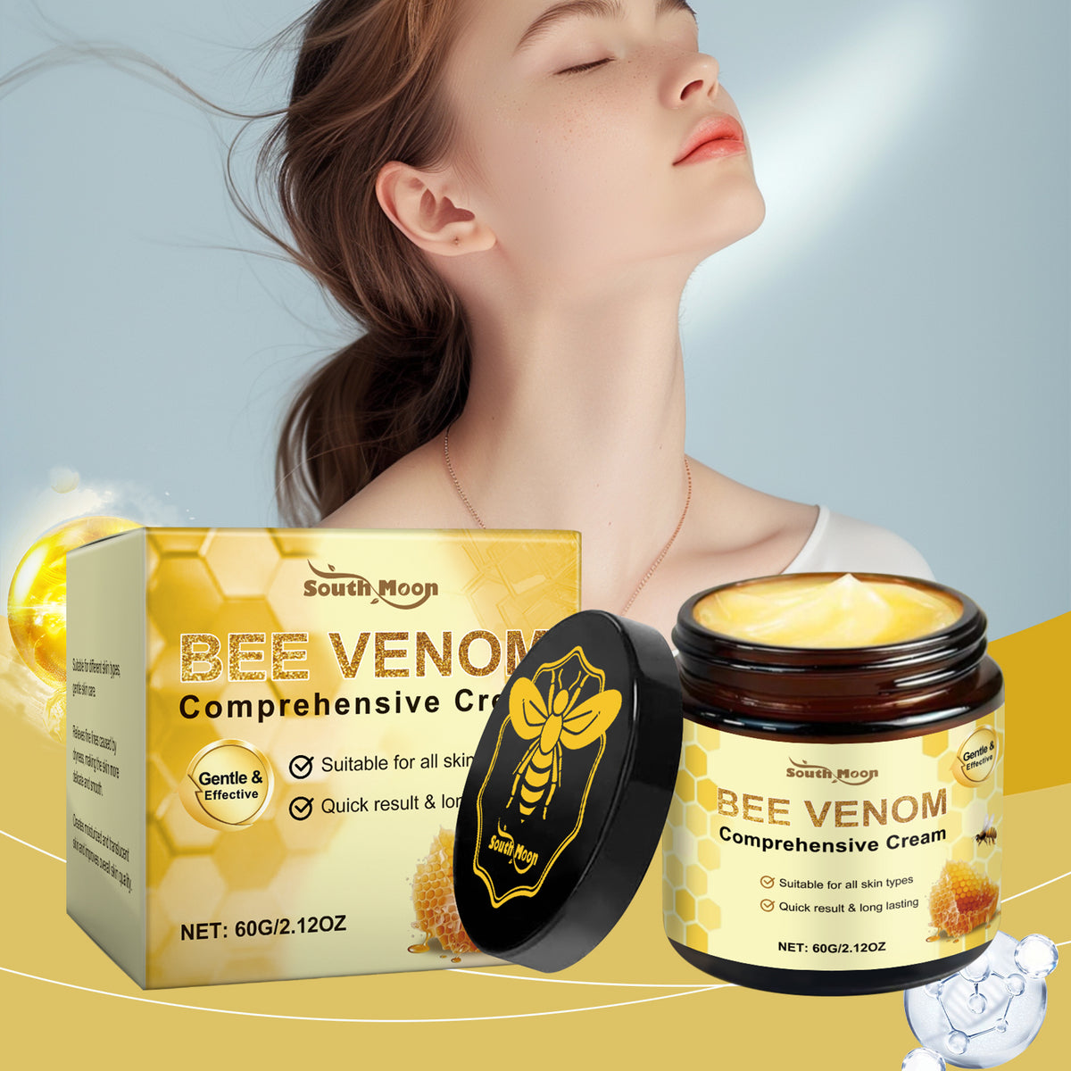 Bee Skin Moisturizing Cream 60g