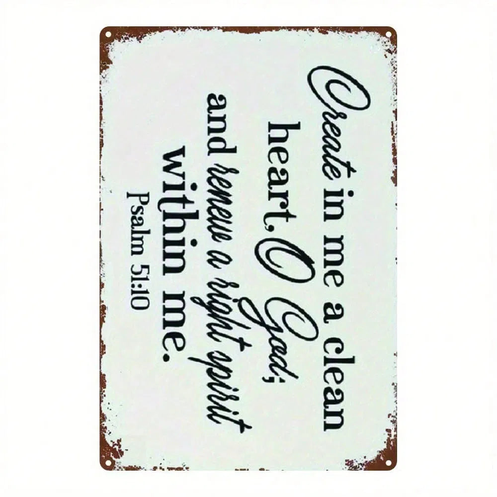 Spiritual Purification Sign - Inspirational Rustic Wall Decor