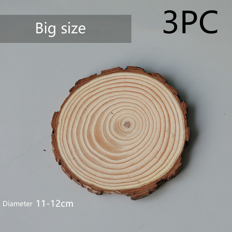Pine Wood Log Cutting Table Base - Small, Medium, Large Variants