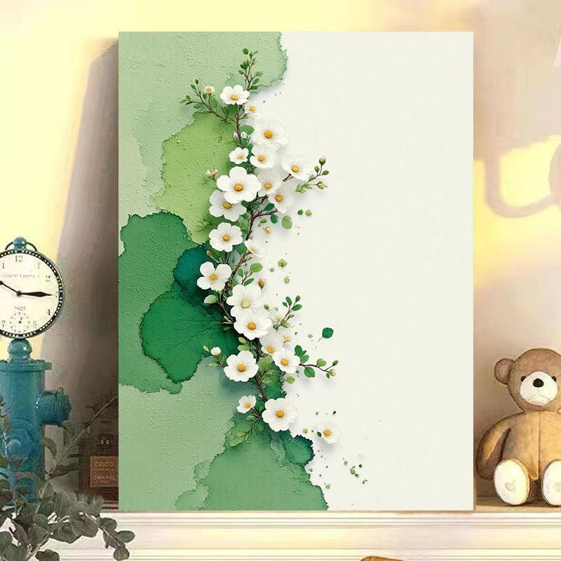 Handmade Fill-In Coloring Stress-Relief Wall Art - Decorative Healing Canvas