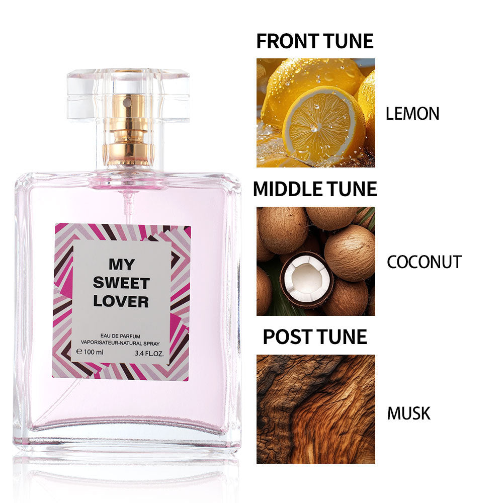 Women's 100ml Perfume - Long-Lasting Fresh Fruity Floral Fragrance
