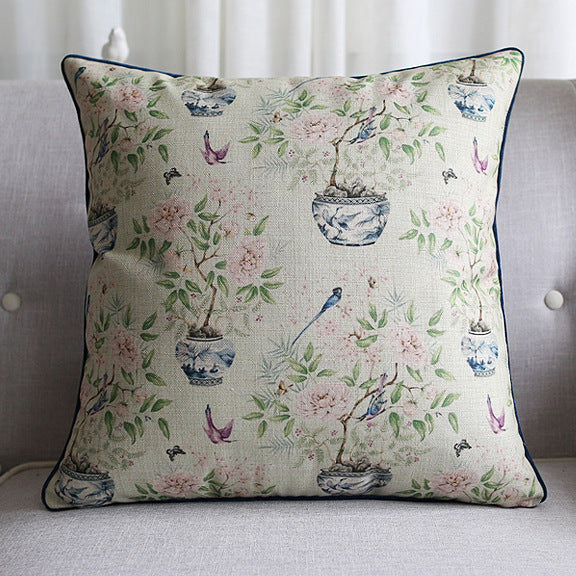 Home Sofa Cushion Cover 45x45cm Floral Pattern Multiple Styles