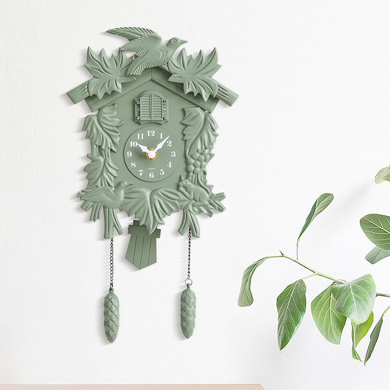 High-End Wall Clock with Chiming Function - Multiple Styles Available