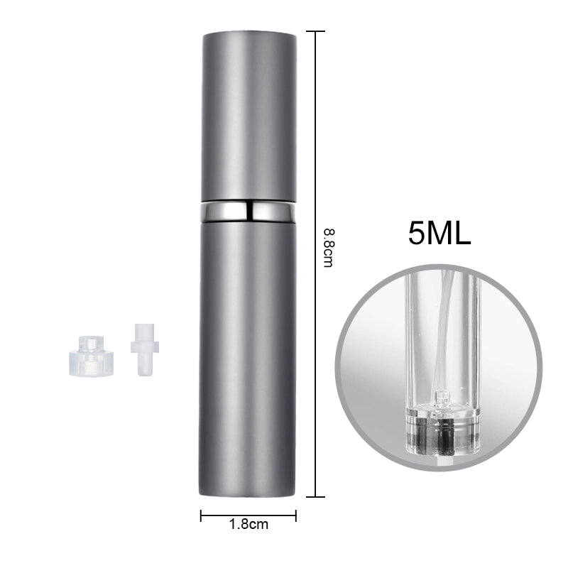 Portable Perfume Sprayer Bottle Set - Refillable Travel Atomizer with 9ML Capacity