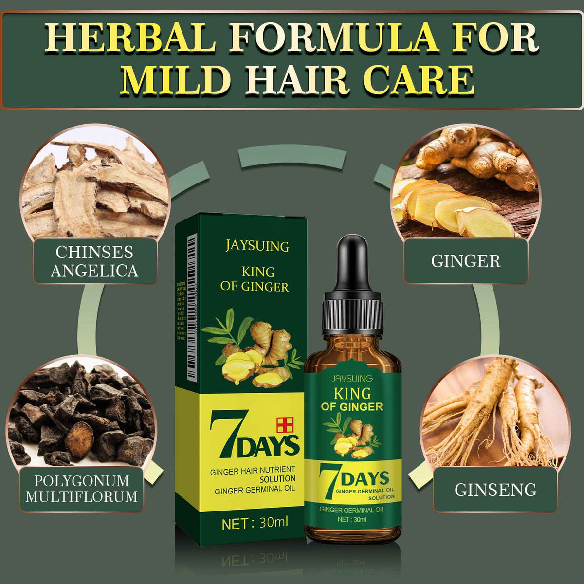 Ginger Root Strengthening Shampoo 30ml