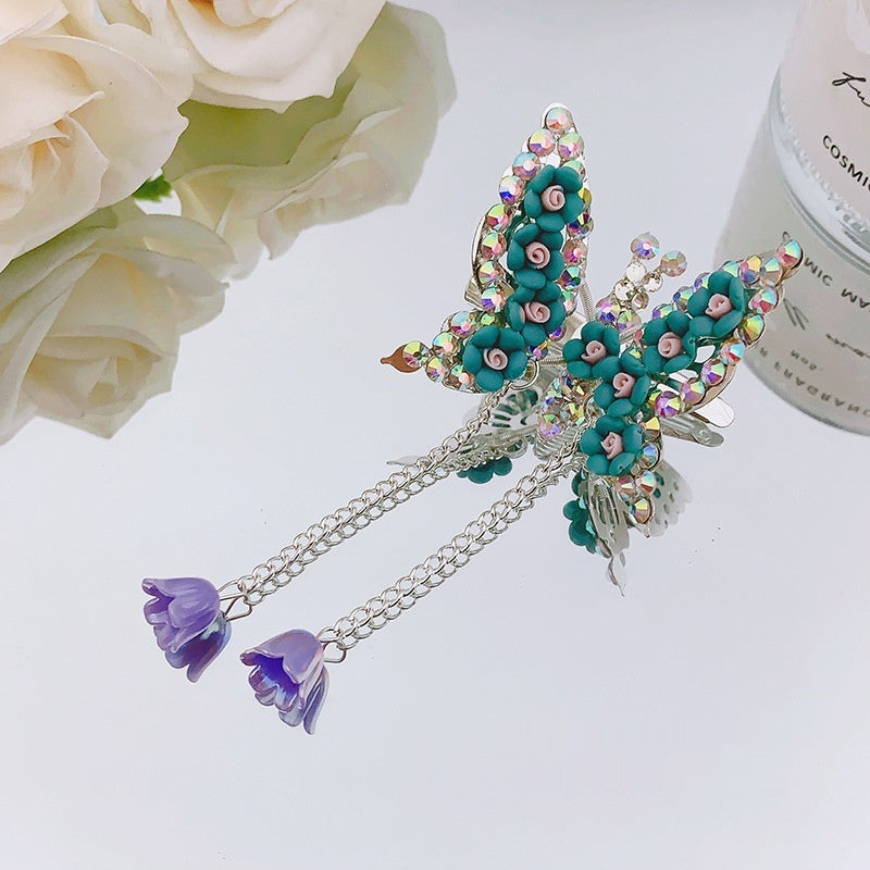 Children's Butterfly Hair Barrettes - Multiple Colors
