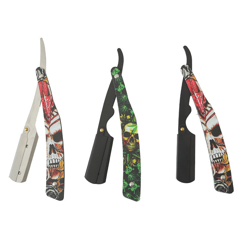 Manual Shaver for Skin Care - Clown Skull Design, Multiple Variants