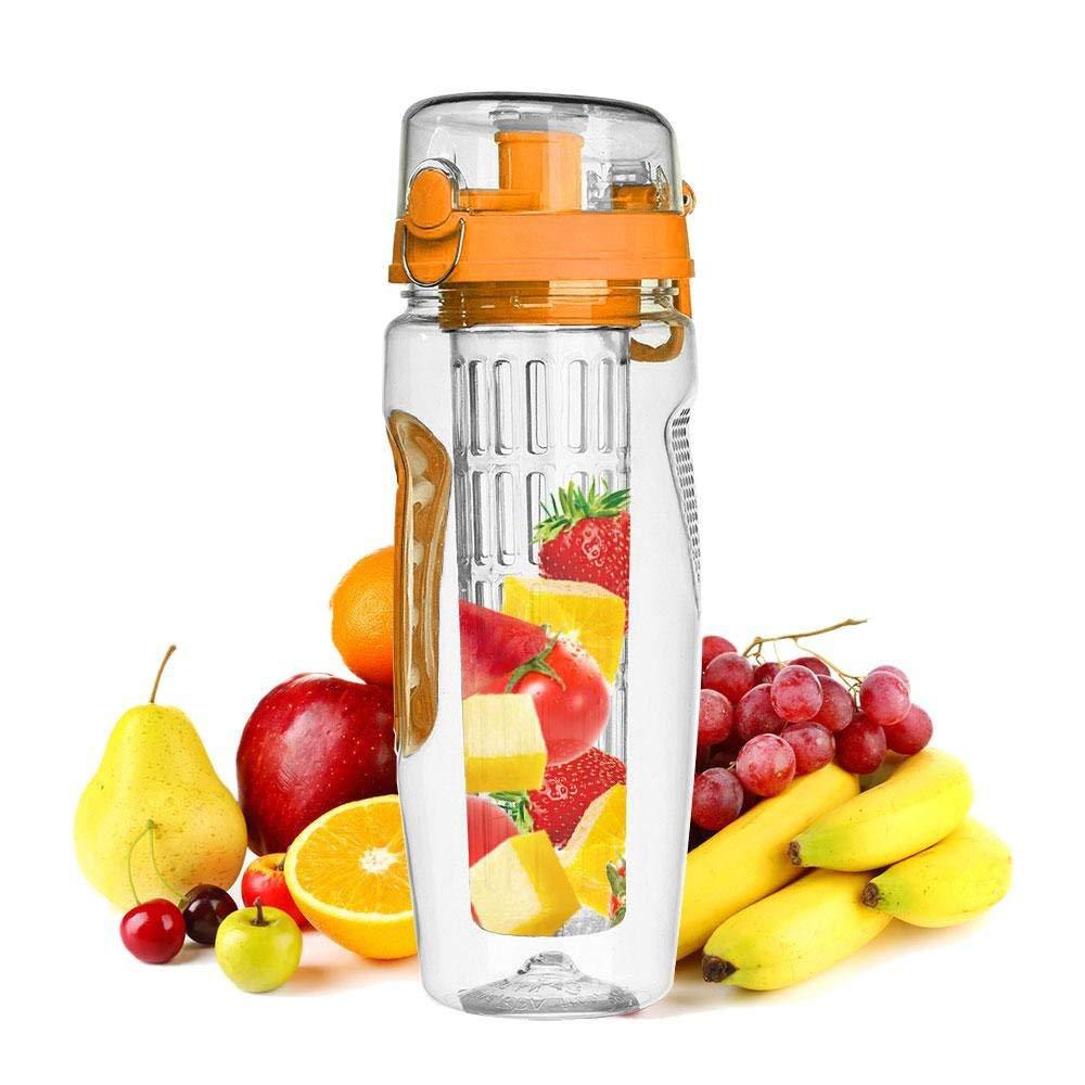 32oz Fruit Infuser Water Bottle - BPA Free, Leakproof Design
