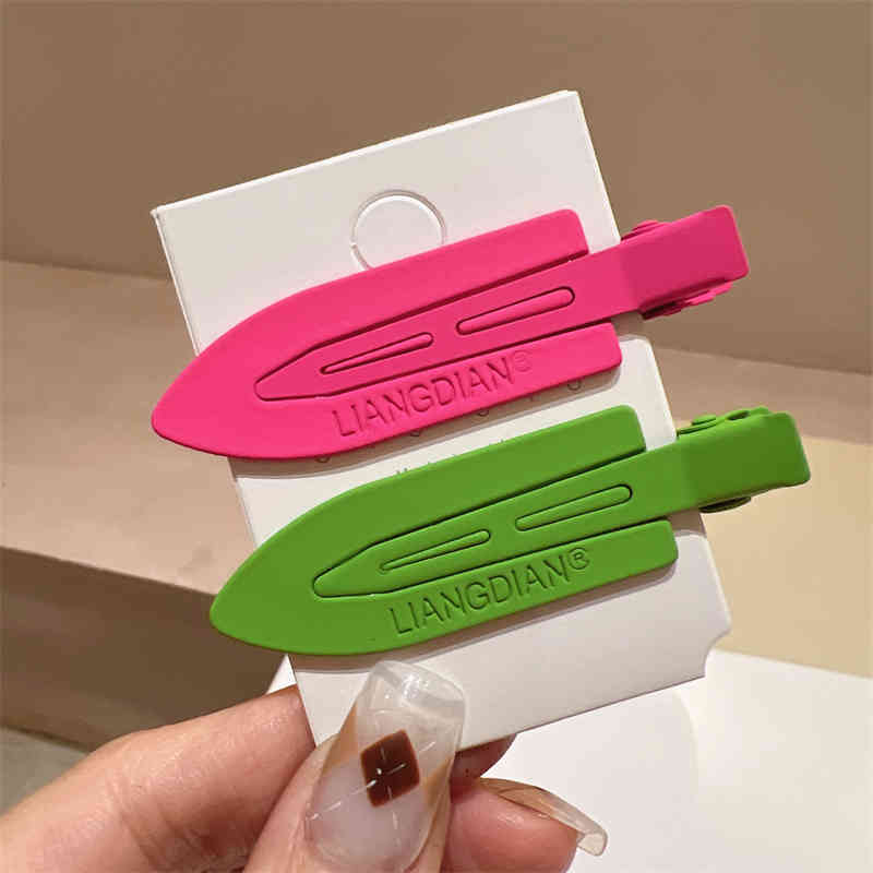 Hair Barrettes Seamless 7cm Clip Pair