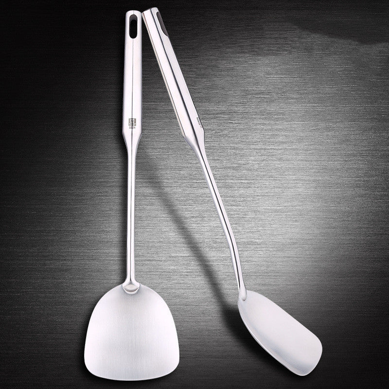 Stainless Steel Wok Spatula Thickened Frying Spatula Kitchen Tool