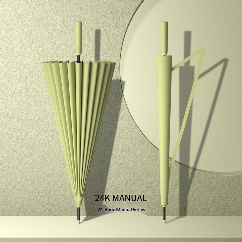 Large Automatic Long-Handled Umbrella for Sunny and Rainy Weather