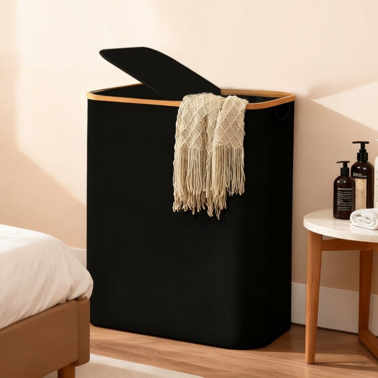 Foldable Waterproof Laundry Basket with Dustproof Design - Modern Home Storage