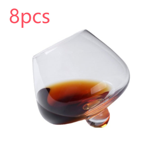 Creative Spinning Whiskey Tumbler Shake Glass - 401ml, Multiple Quantities