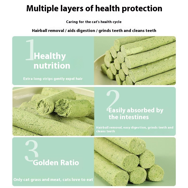 Freeze-Dried Cat Grass Grain Snacks