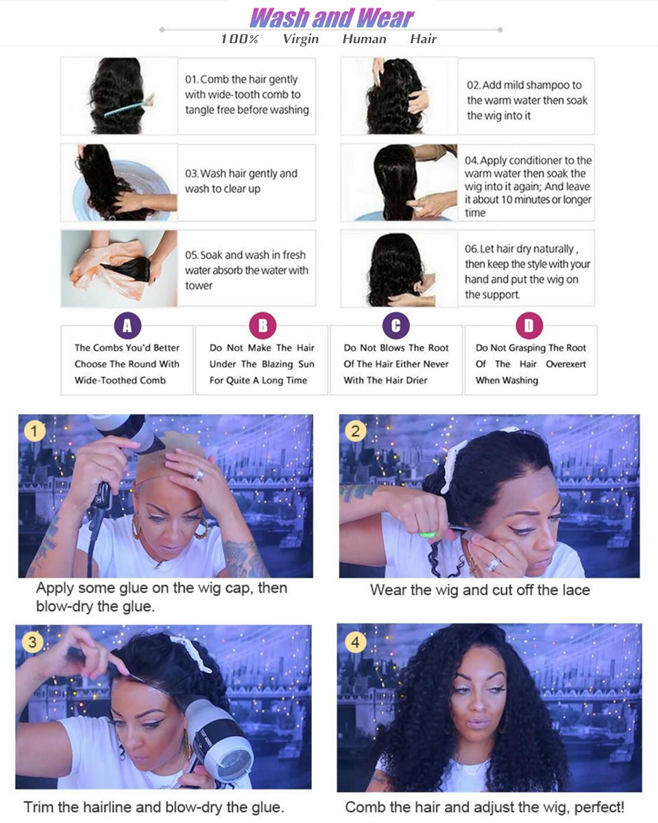 Body Wave Human Hair Lace Front Wigs - Natural, Dyable & Medium Long