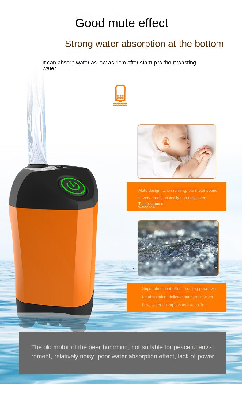 Portable Electric Self-Priming Shower Rechargeable for Outdoor & Home Use