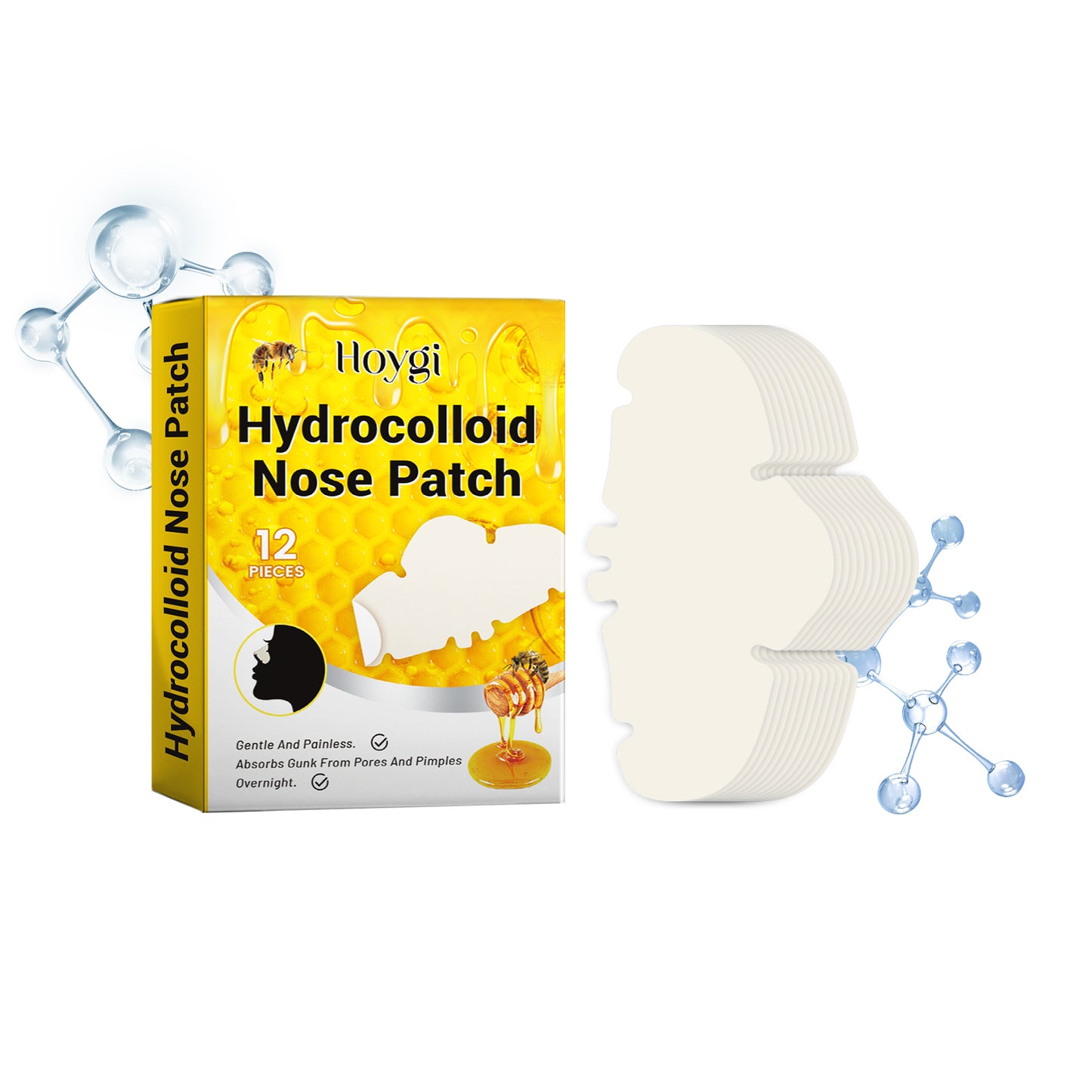 Hydrocolloid Nose Patch for Blackhead Removal & Pore Cleaning