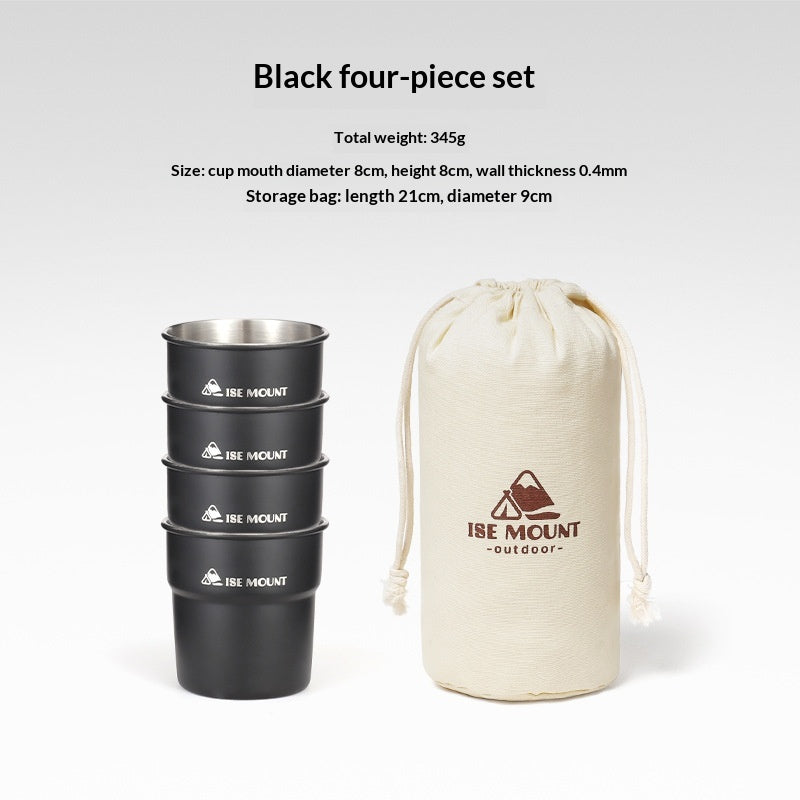 Outdoor Stainless Steel Swallow Cup for Camping 300ml