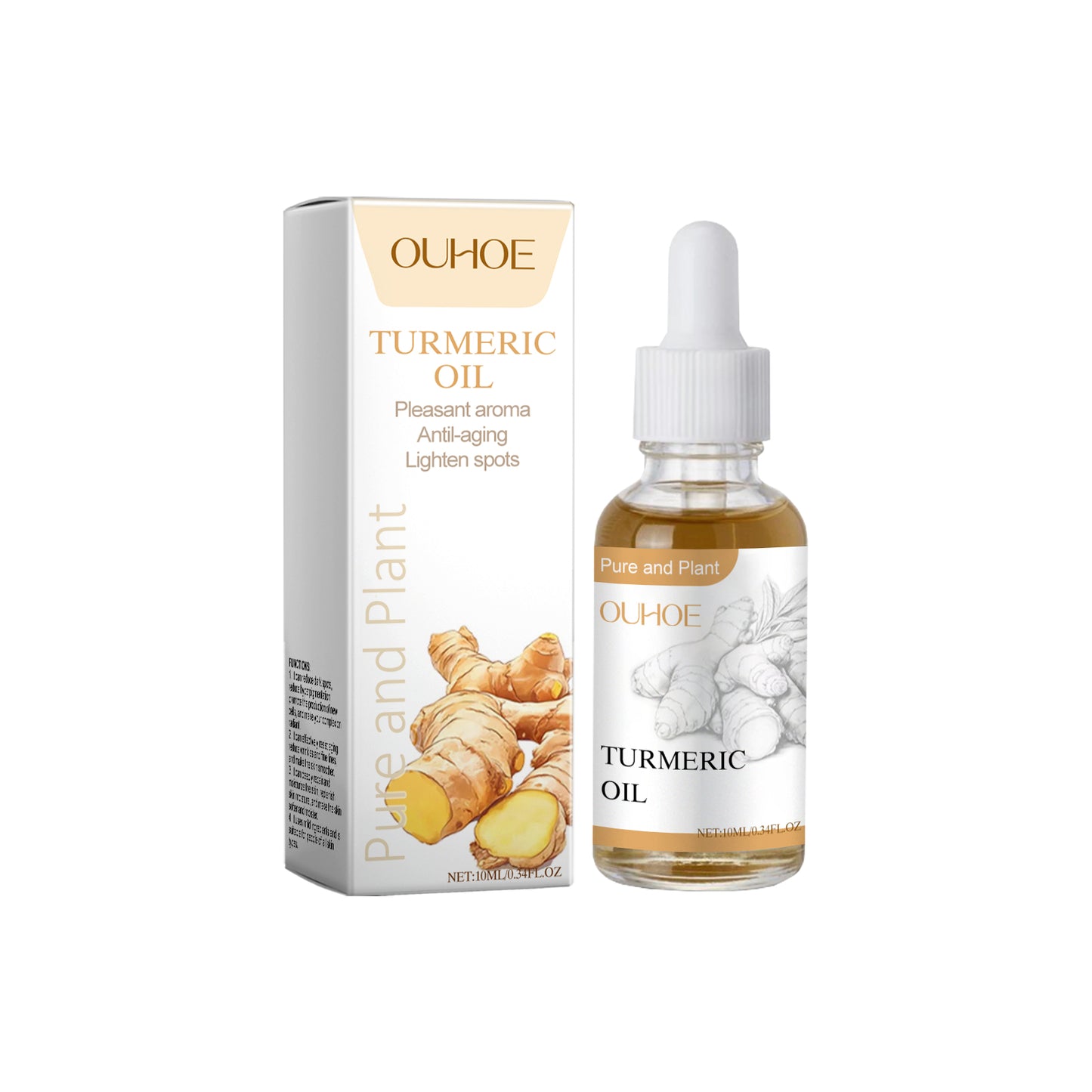 Turmeric Essence Oil for Face - Moisturizing & Firming Skin Care 10ml