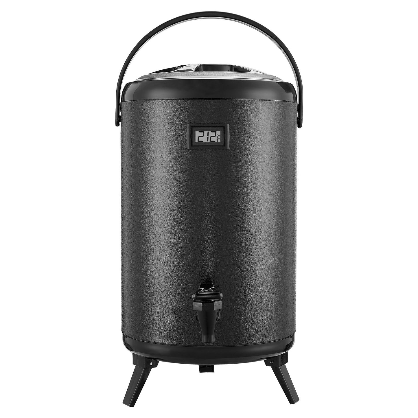 3.2 Gallon Insulated Beverage Dispenser - Hot & Cold Stainless Steel
