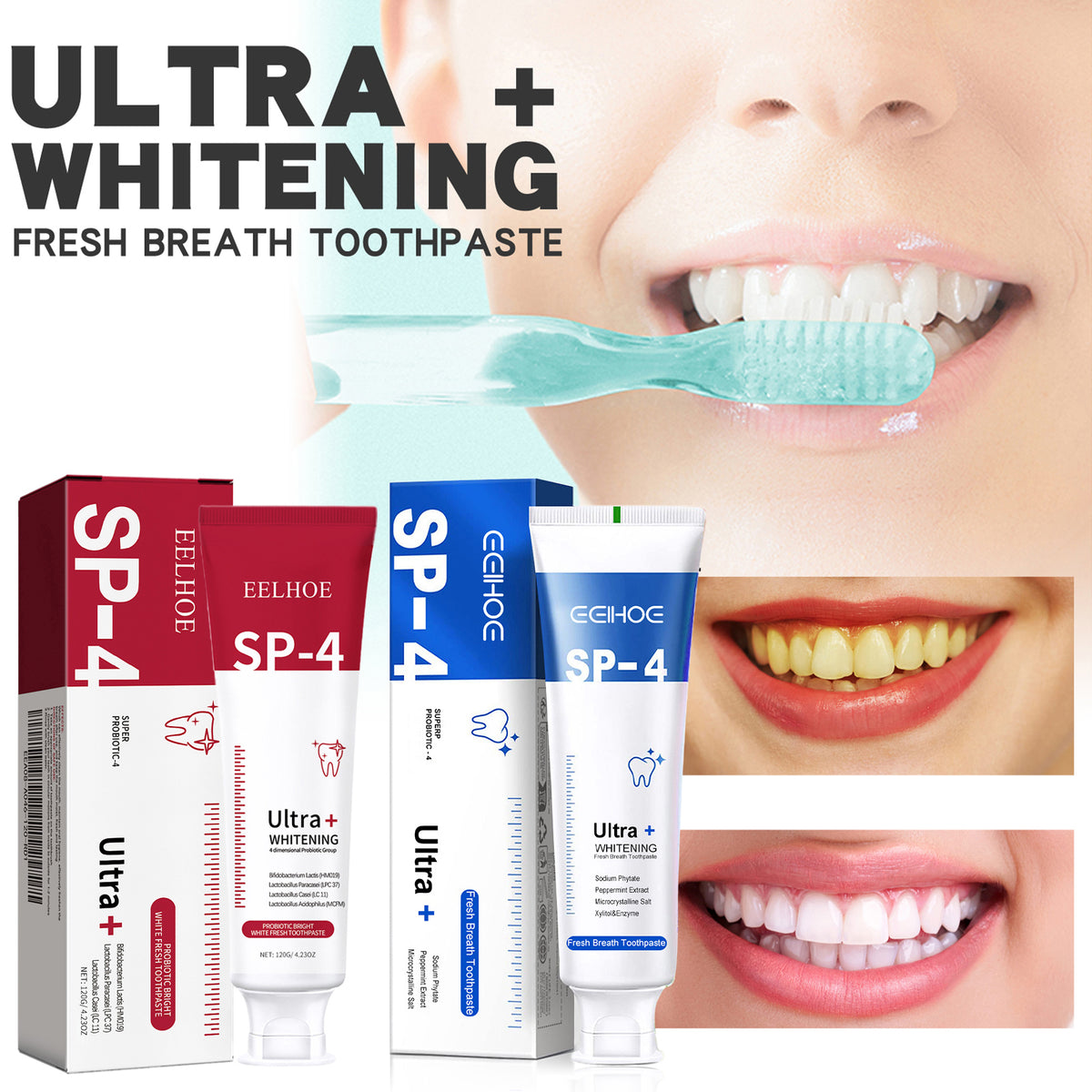 Probiotic Whitening Toothpaste 120g