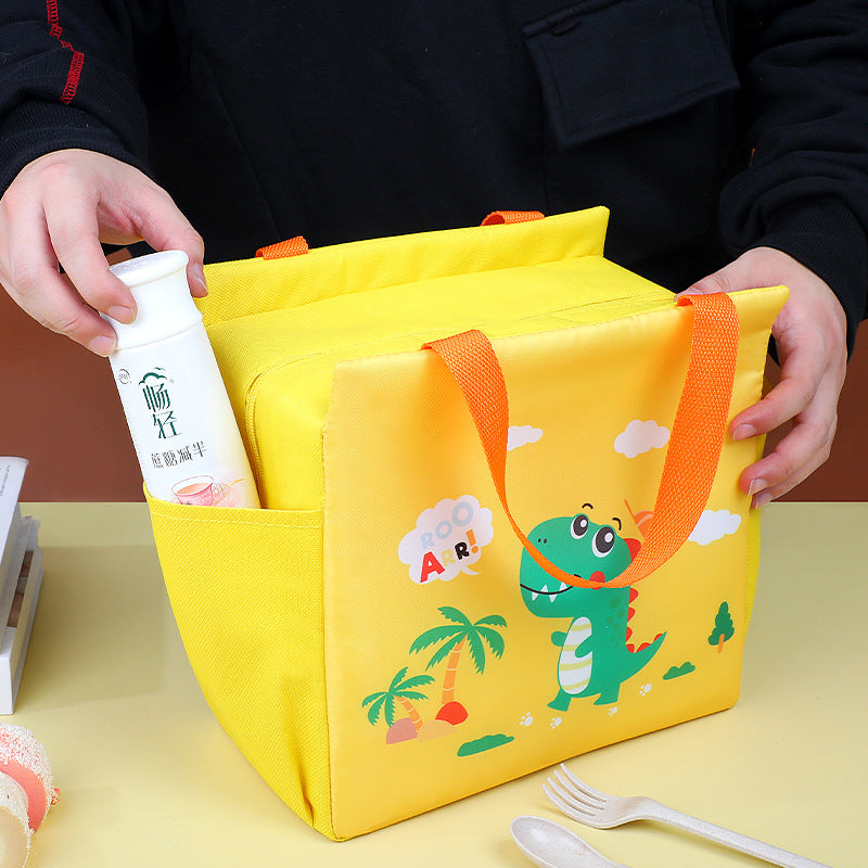 Insulated Lunch Box Bag for Work & School - Thickened Aluminum Foil Food Carrier