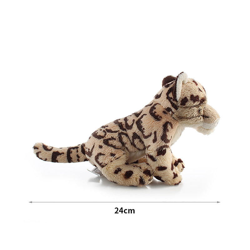 Real Life Animal Plush Toy Collection - Tiger, Lion, Cheetah & Leopard