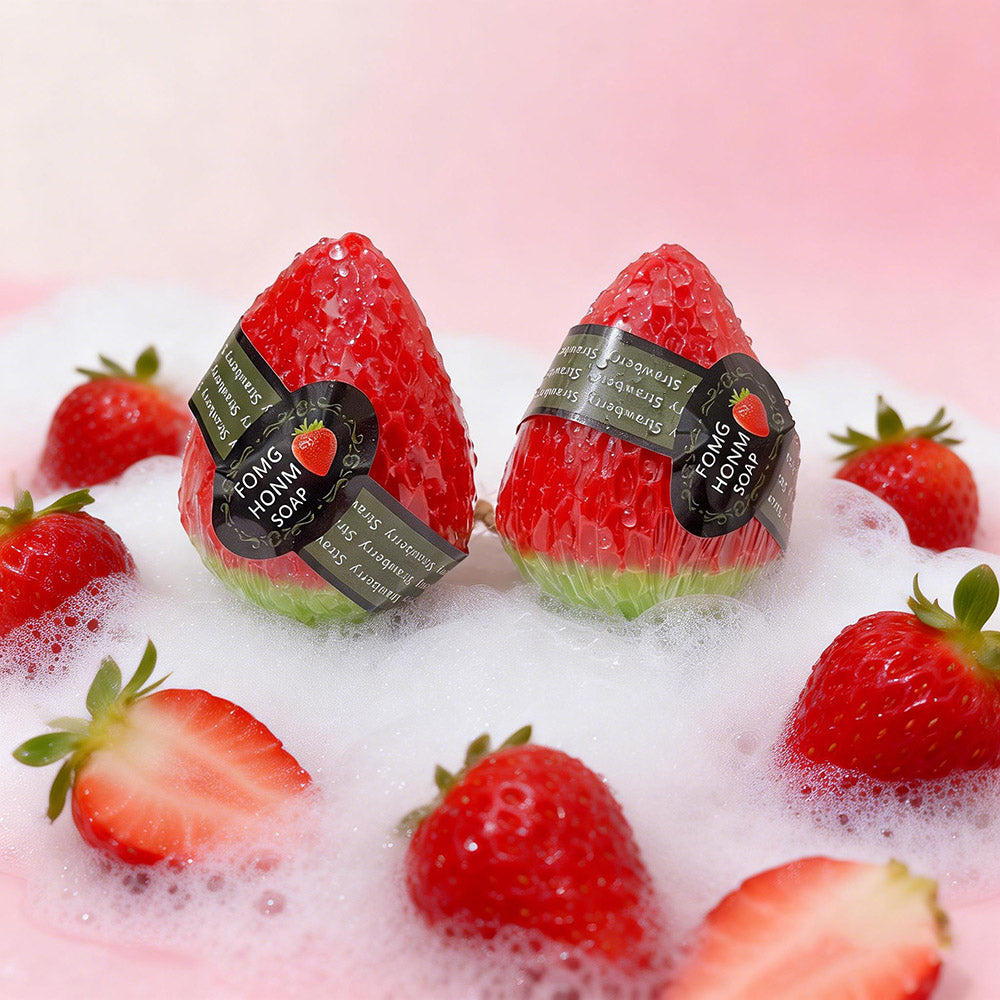Strawberry Fruit Soap Bar 130g