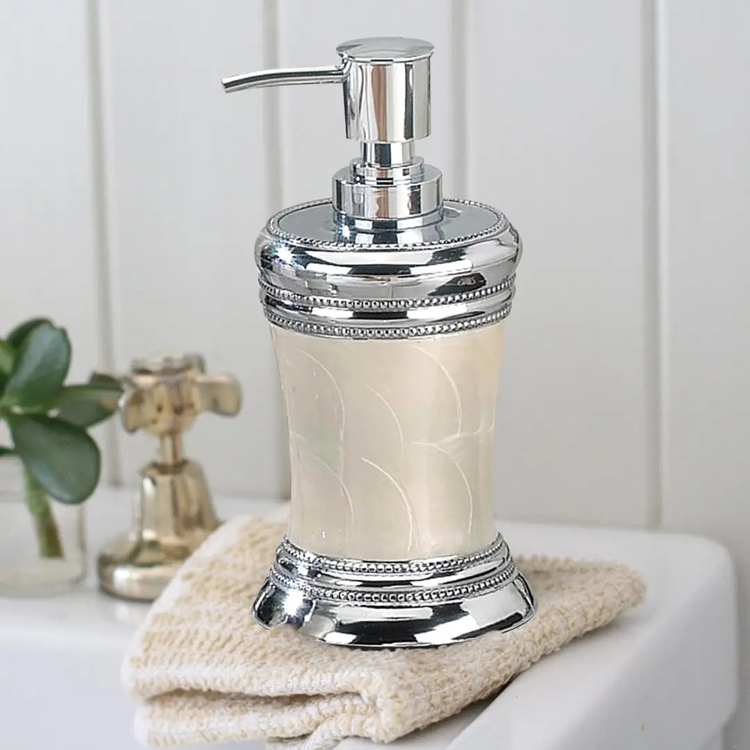 Stainless Steel Liquid Soap Dispenser Pump Bottle Bathroom Vanity &