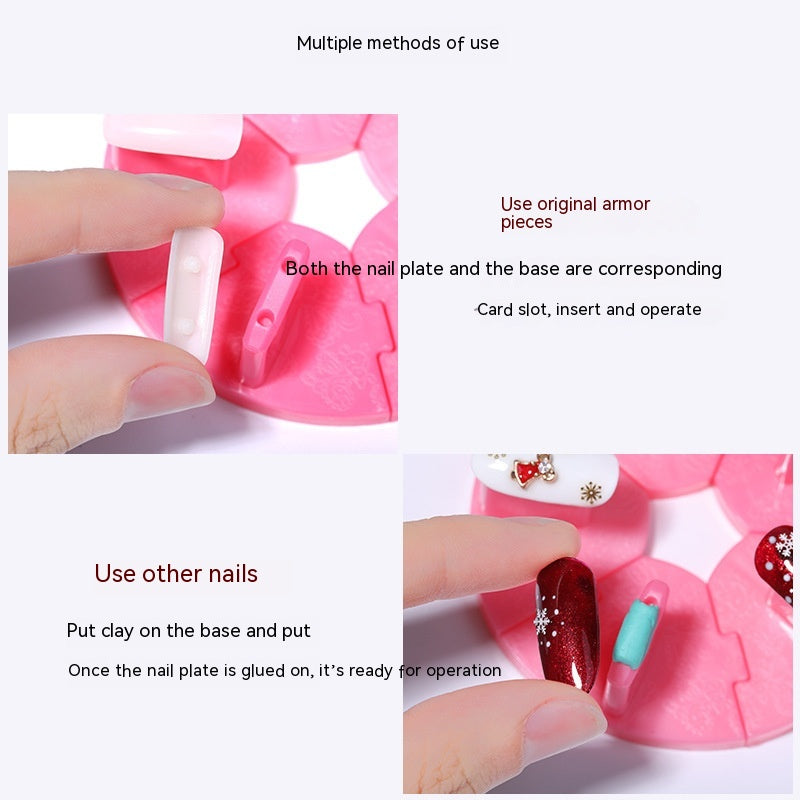 Nail Art Practice Lotus Base with Finger Rest - Nail Art & Tools