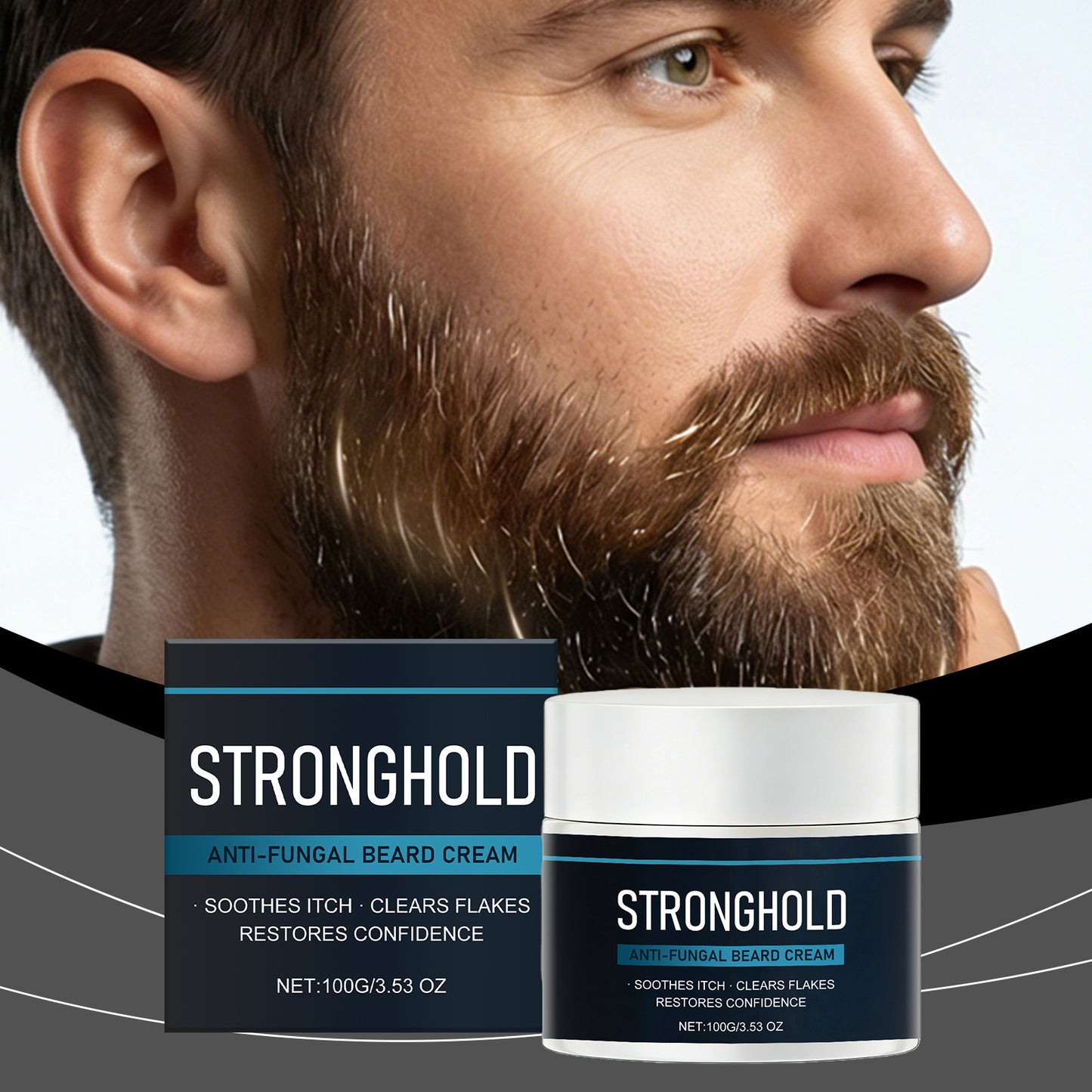 Beard Soothing Cream 100g - Natural Skin Care for Face & Beard