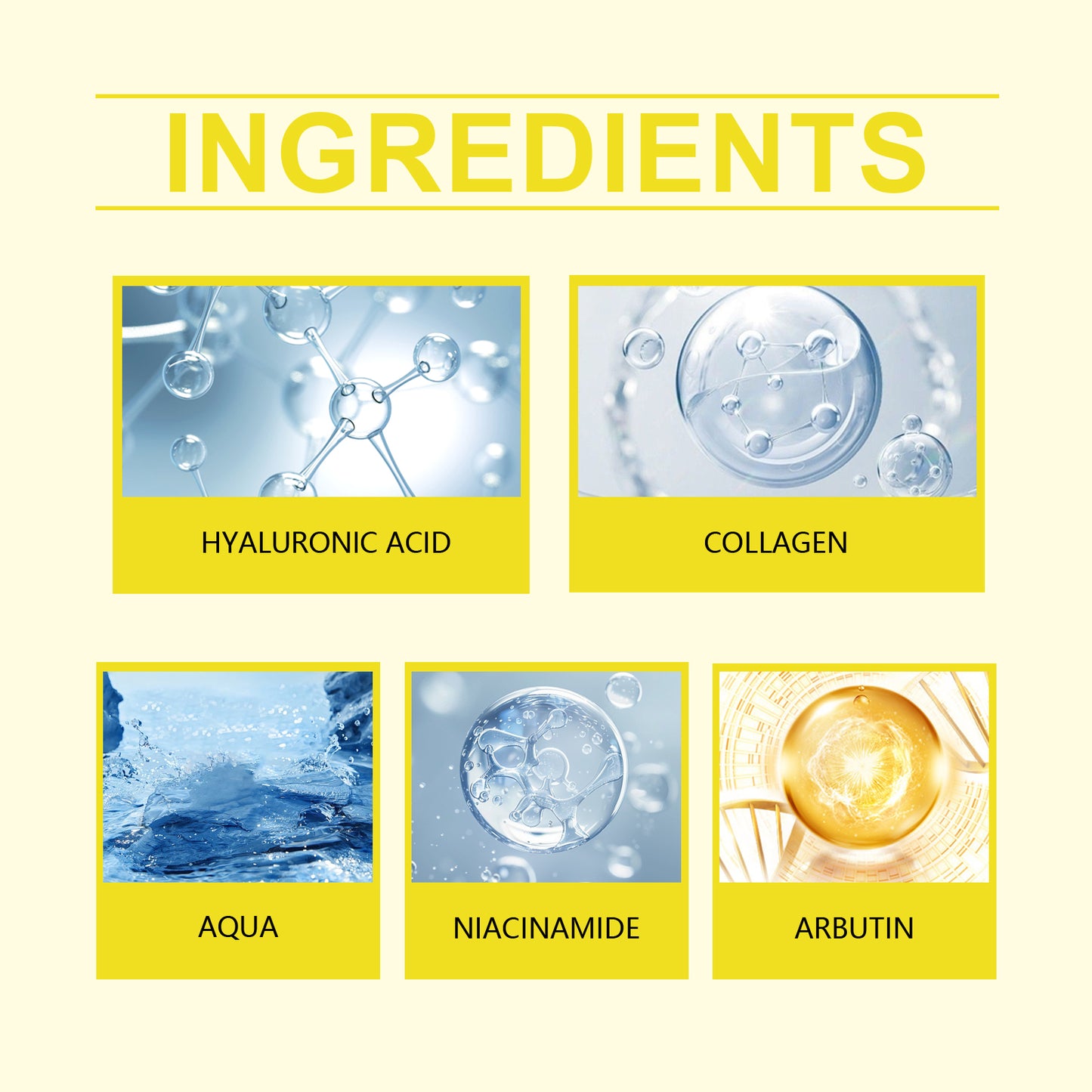 Niacinamide Hydrating Face Serum with Vitamin B3, Arbutin & Collagen - 40ml