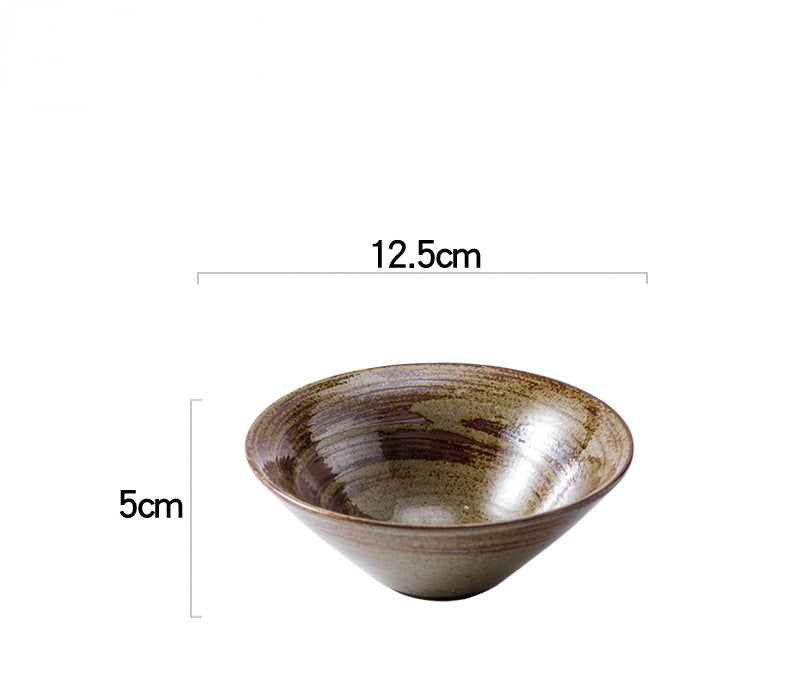 Small Ceramic Plate for Household Dining - Japanese Style, 5-Inch