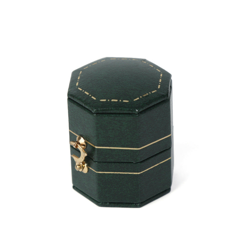European-Style Multi-Shape Vintage Ring Storage Box Set - Jewelry Organizer