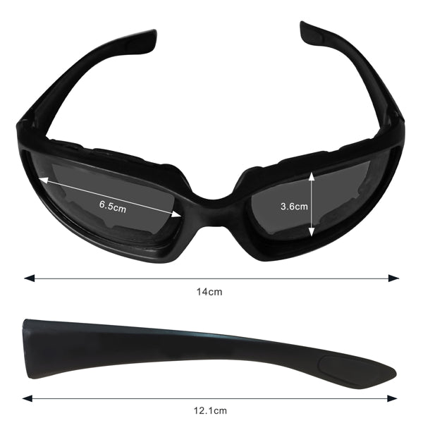 Motorcycle Riding Goggles - Wind Resistant Eye Protection