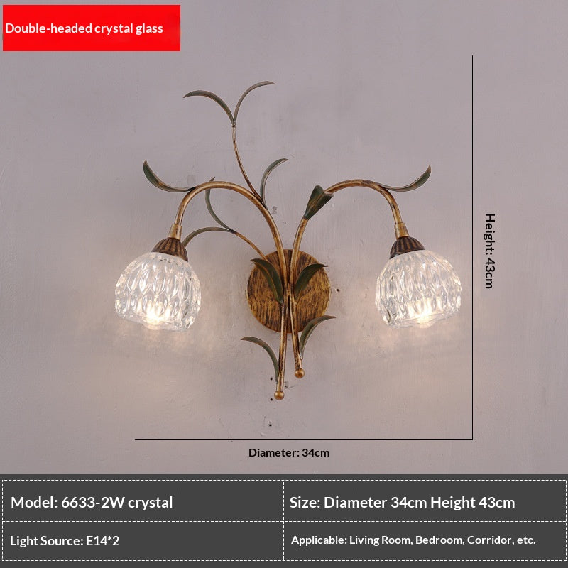 French-Style Modern Wall Sconce - Minimalist Living Room Lighting