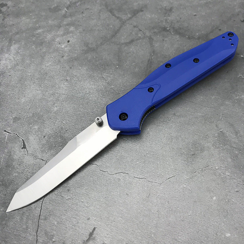 Portable Folding Knife with Stainless Steel Blade for Outdoor Use