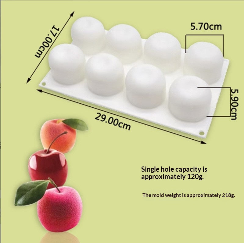 Silicone Fruit Candle Mold for Baking and Crafting - Assorted Shapes & Sizes