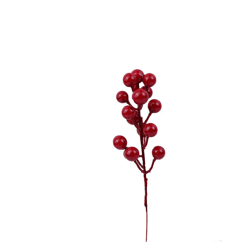 Christmas Foam Fruit Decoration with 14 Hawthorn Heads - Festive Party Supplies