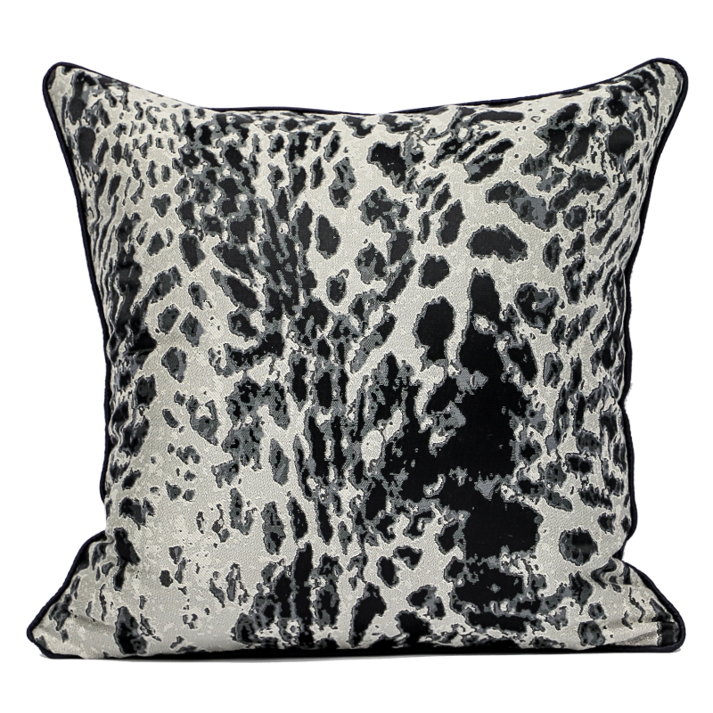 Sofa Cushion Cover - Leopard and Tiger Pattern, Satin Fabric, 45x45cm or 50x50cm