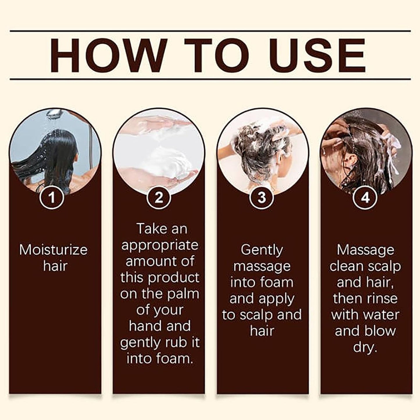 Anti-Hair Loss Shampoo 100ml Moisturizing Hair Growth Treatment