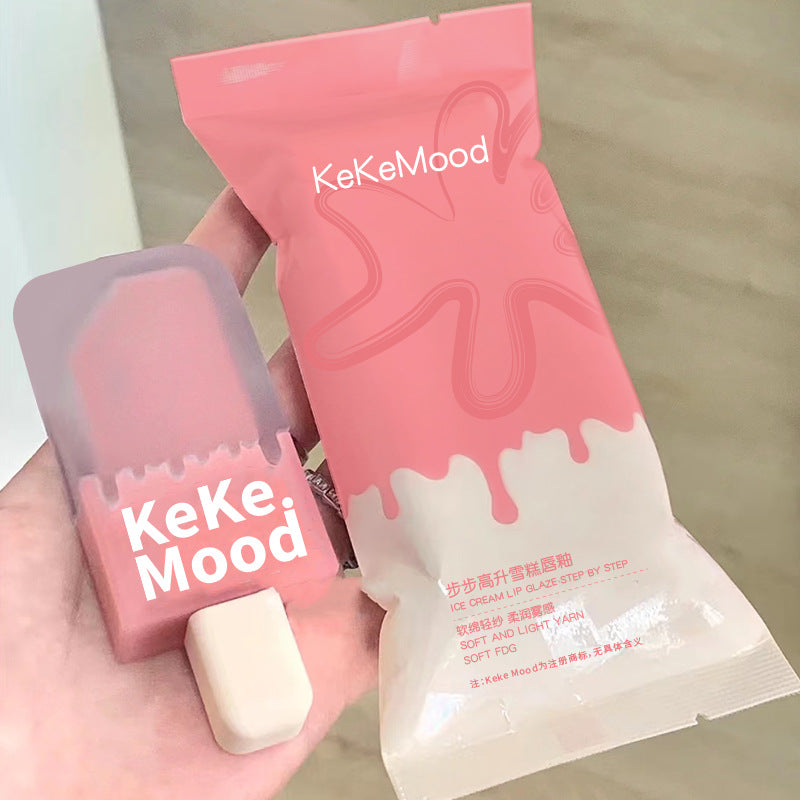 Ice Cream Lip Lacquer Matte Lipstick Velvet No Stain on Cup - Multiple Colors